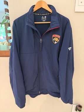 NEW Fanatics Florida Panthers Authentic Rink Coach Lightweight Full-Zip Jacket
